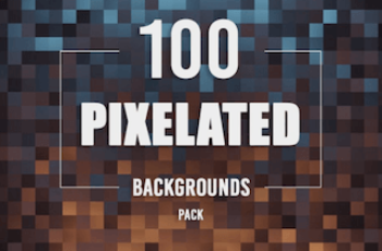 100 Pixelated Backgrounds Download Free