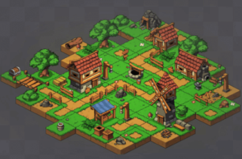 2D Isometric Village Download Free