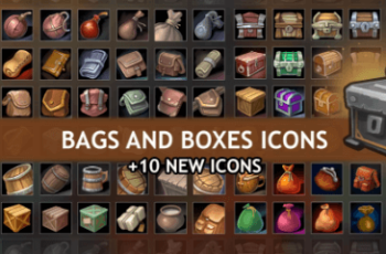 Bags And Boxes Icons Download Free