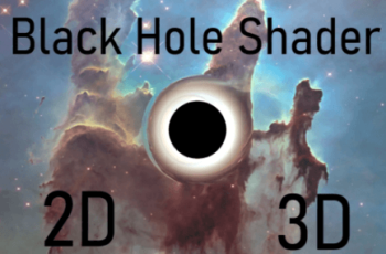 Black hole shader (2D/3D) Download Free
