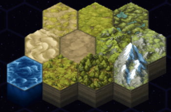 Hex Basic Set: Painted 2D Terrain Download Free