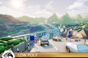 Highway Environment (Low Poly) Download Free
