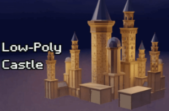 Low-Poly Castle Download Free