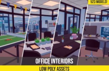 Low Poly Office Interiors Download Free