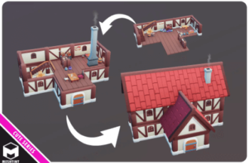 Modular Medieval Houses and Props Pack Cute Series Download Free