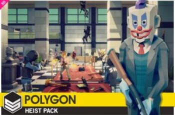 POLYGON Heist Low Poly 3D Art by Synty Download Free