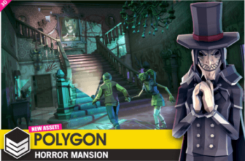 POLYGON Horror Mansion Low Poly 3D Art by Synty Download Free