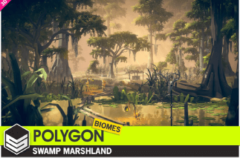 POLYGON Swamp Marshland Nature Biomes Low Poly 3D Art by Synty Download Free