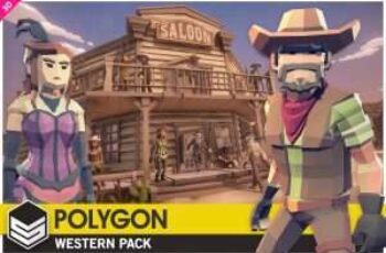 POLYGON Western Low Poly 3D Art by Synty Download Free