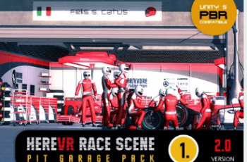 Pit Garage Pack 01. HereVR Race Scene Download Free