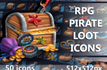RPG PIRATE LOOT ICONS Download Free