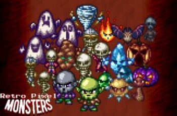 Retro Pixel Monsters Download Free