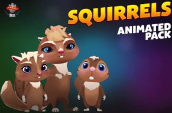 Squirrels animated pack Download Free