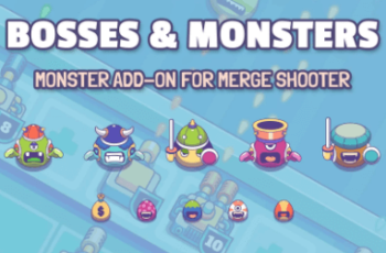 TOP DOWN MONSTERS ASSET PACK FOR MERGE SHOOTER Download Free
