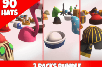 Ultimate Low Poly Hats Bundle Download Free